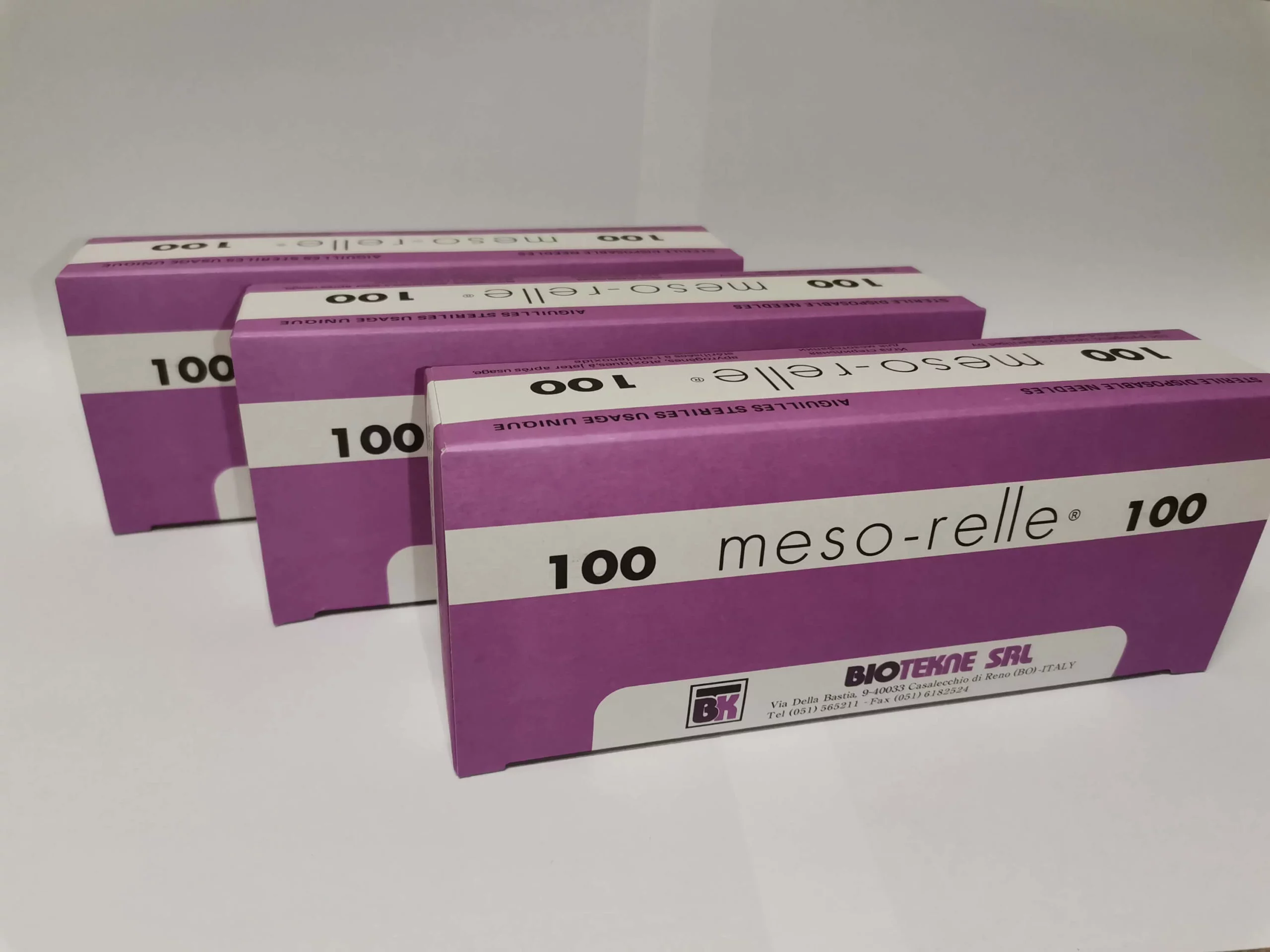 Meso-Relle 31G (0,26) x 4 mm, 100 Ks