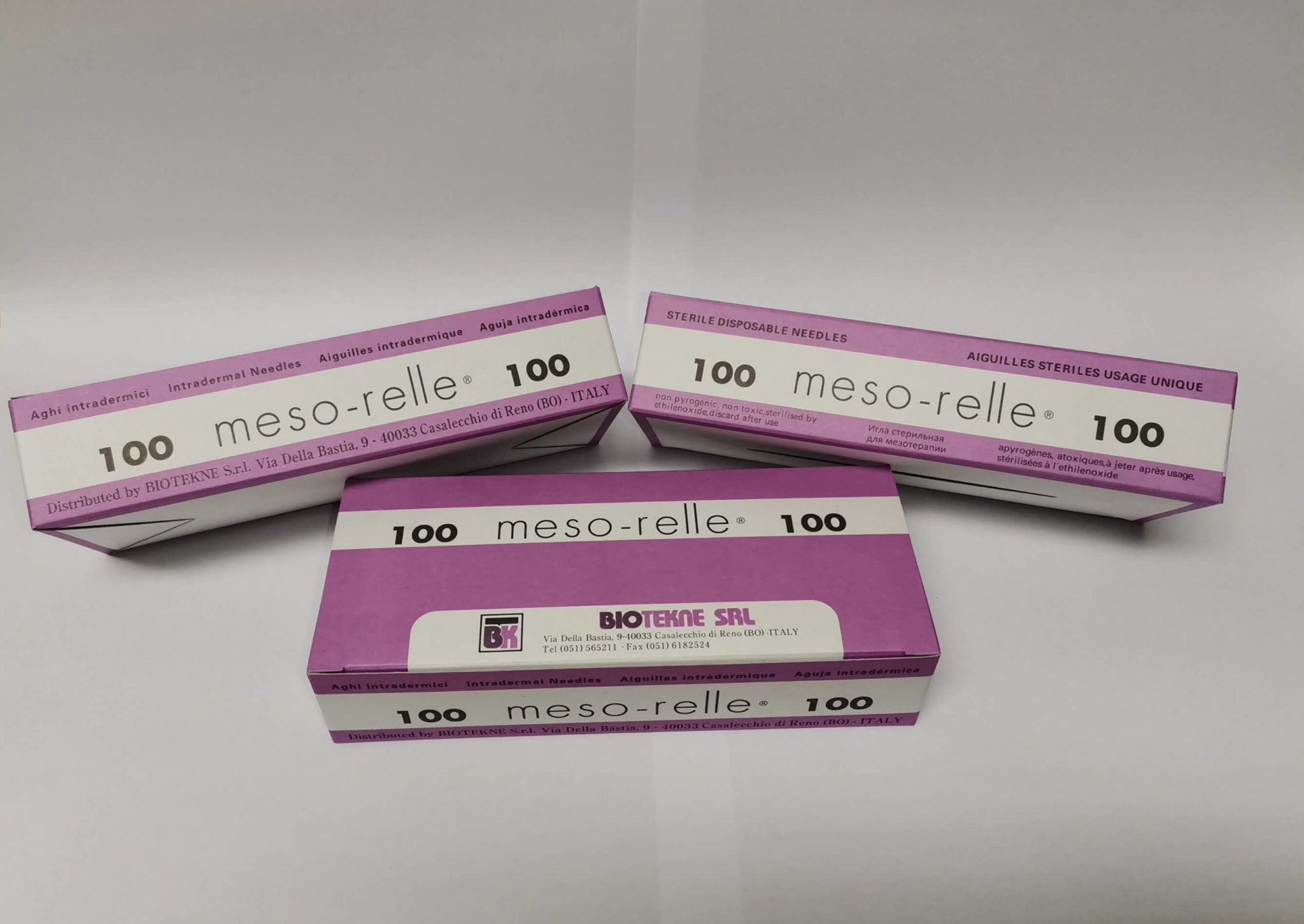 Meso-Relle 30G (0,3) x 4 mm, 100 Ks