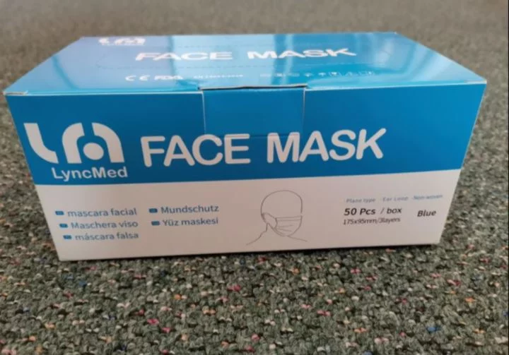 Rouška / ústenka (50 ks) LYNCMED, Medical s certifikací - Obrázek 2